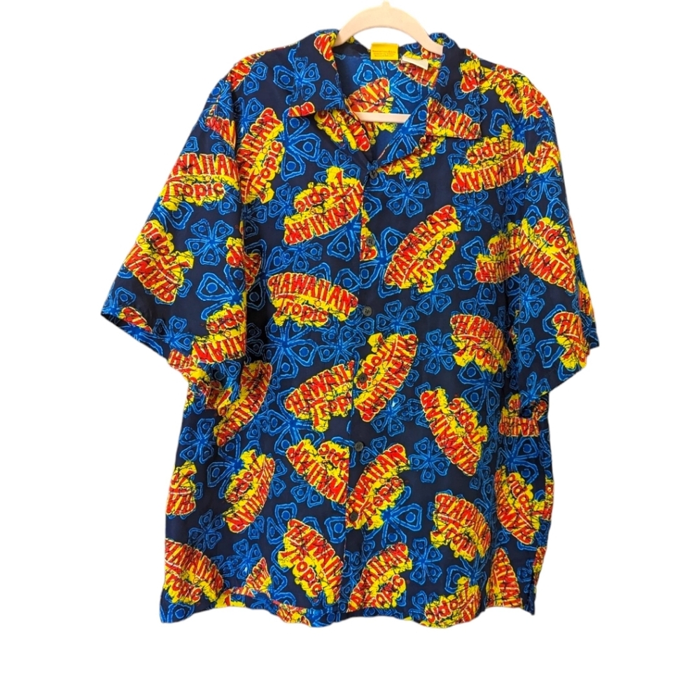Hawaiian Tropic Party Vintage Button Down Shirt XXL